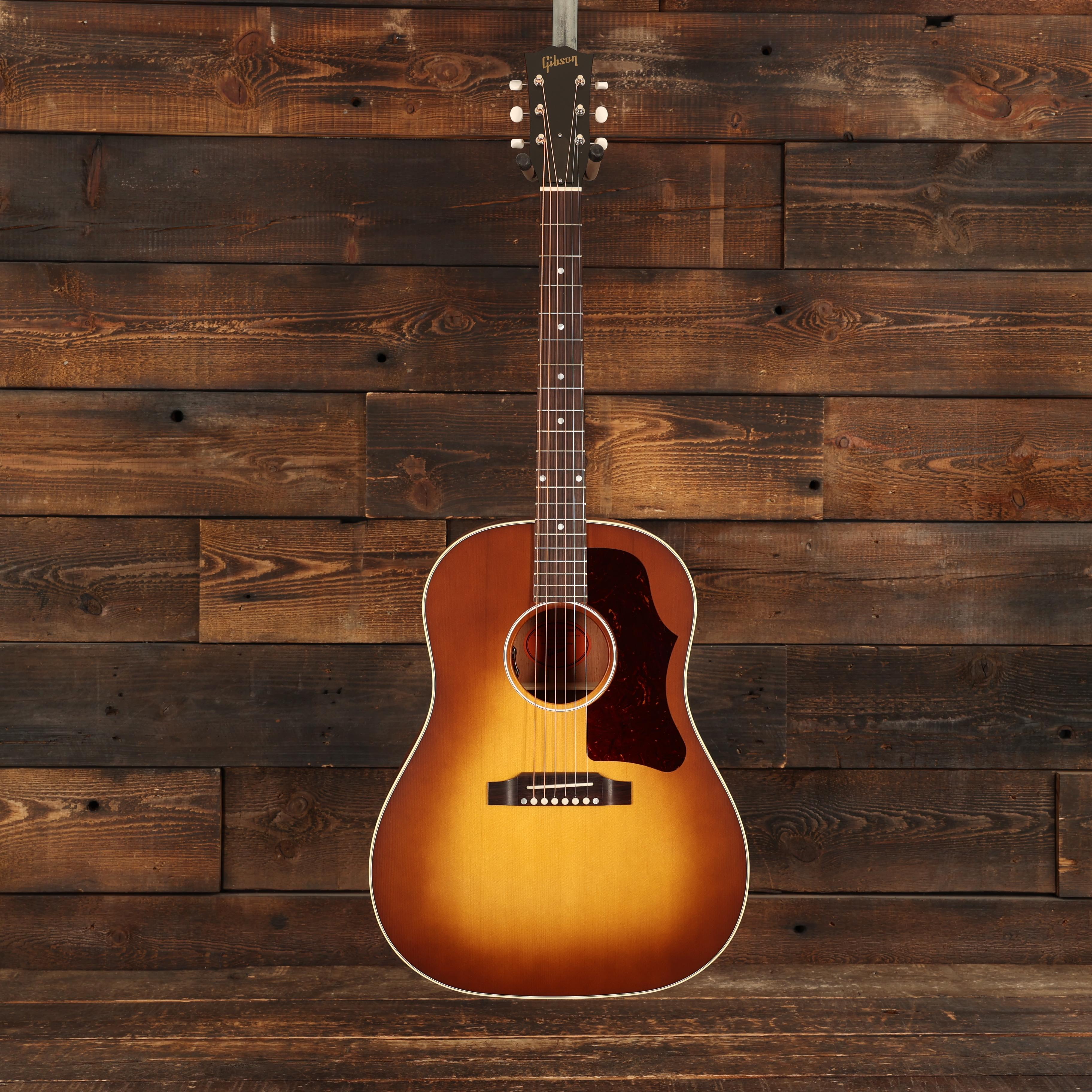 Gibson J-45 50s Faded Electro Acoustic Guitar in Faded Sunburst